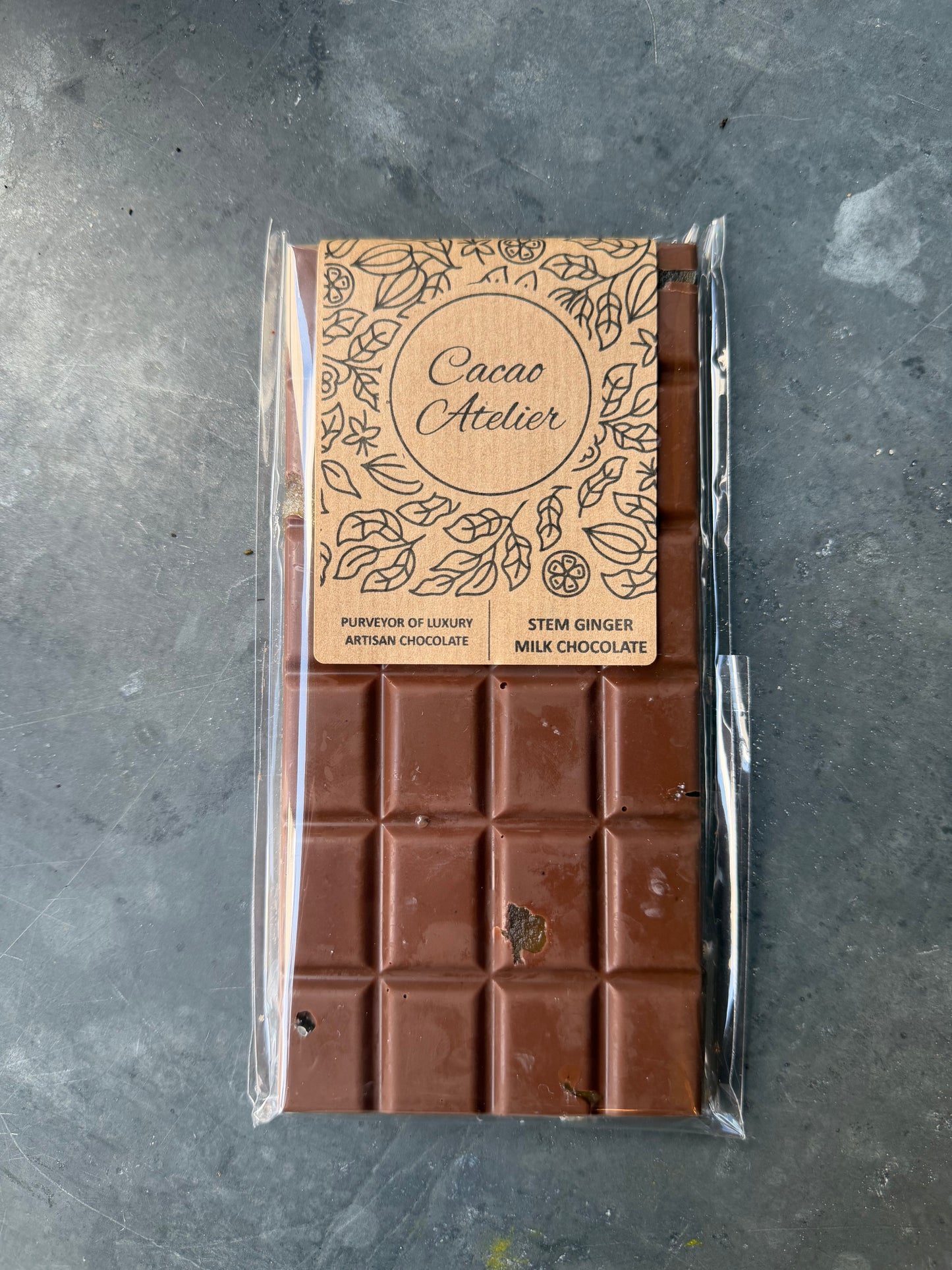Stem Ginger Milk Chocolate